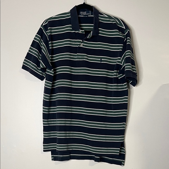 Polo Ralph Lauren Other - Polo by Ralph Lauren Dark Blue and White Striped Shirt